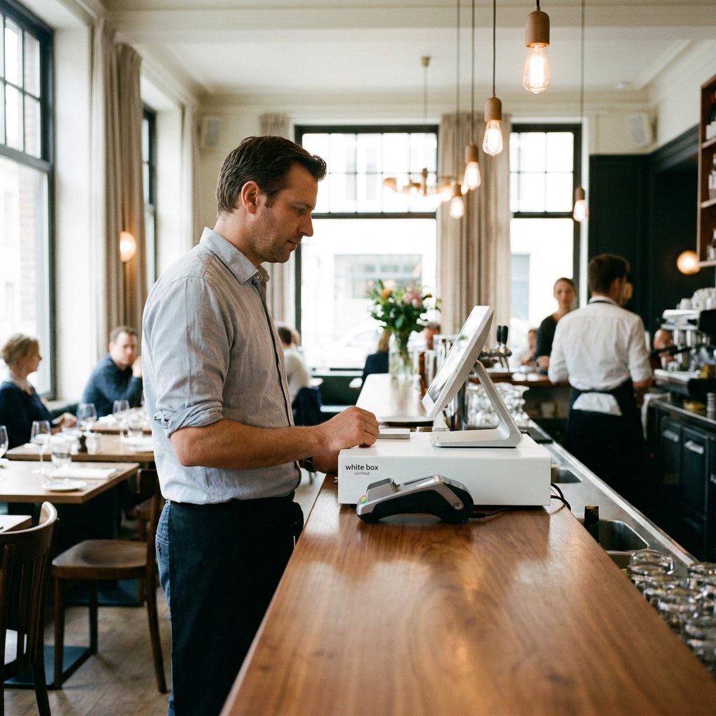 Witte kassa horeca